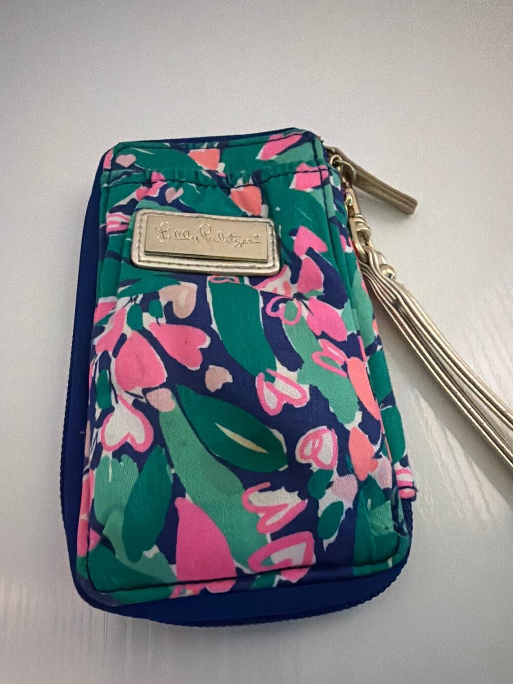 Multicolored Lilly Pulitzer wristlet